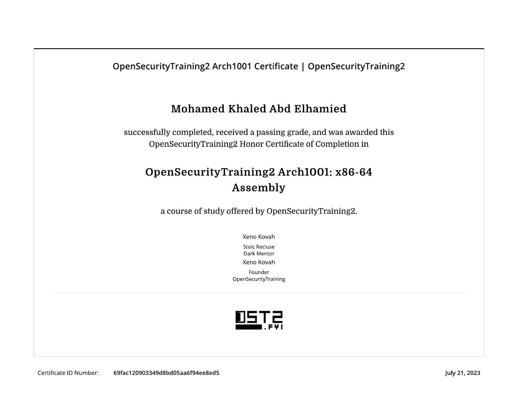 x86-64 Assembly Preview